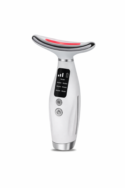 SOOTHR Well facial and neck vibration massager with LED light therapy